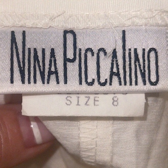 Nina Piccalino vintage sz S/M dress ruffle Cottagecore wedding peasant farmhouse - Picture 4 of 15